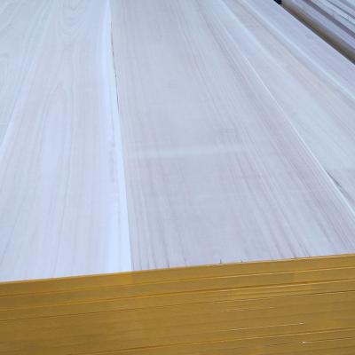 China Eco-friendly lightweight paulownia wood jointed board panel bleached paulownia panel furniture for sale