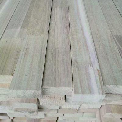 China Eco-friendly paulownia inter-panel timber 3mm solid wood planks for sale