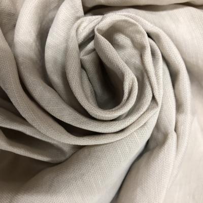 China Hot sale anti pill factory produce dyed 40/60 color garment cuproammonia linen fabric for sale