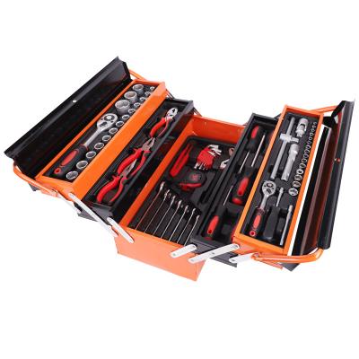 China 168 Pieces Household Portable Iron Wrench Border Ratchet Tool Box Set Hardware Tool Kit Box Iron for sale