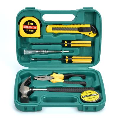 China Household Multifunctional Hardware 9pcs DIY Tool Kit Combination Suit for sale