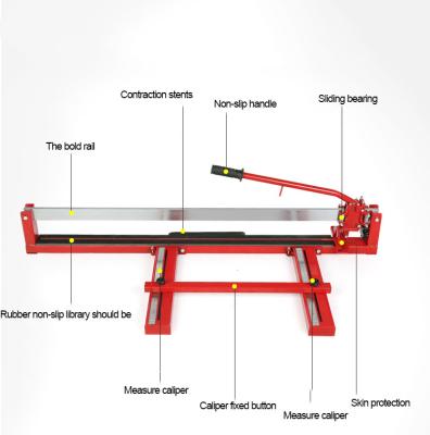 China 2020 Manual Tile Cutter High Precision Infrared Laser Tile Cutter Tiles Push Knife Floor Wall Tile Cutter 800mm/1000mm 6-15mm for sale