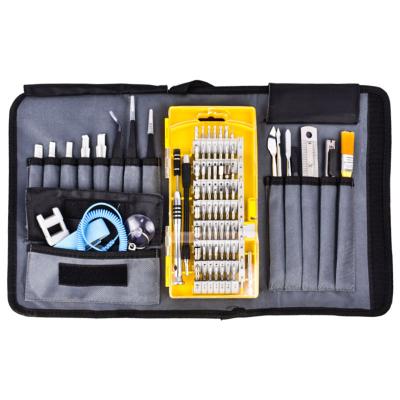 China 60pcs Screwdriver Tool Kit Hand Screwdriver Plastic Tools Watch Cell Mobile Phone Laptop Repair Tool Kit Electronic Tools Bag for sale