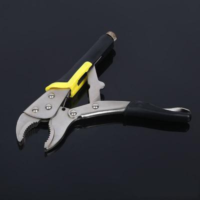 China Professional Manufacture Multi Function Crimping Tools Vise Jaw Lock Handle Curved Pliers for sale