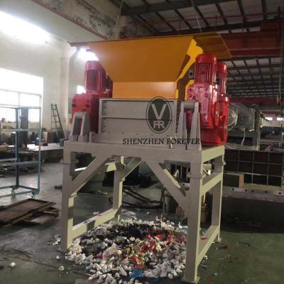 China Forever Recycling 800 Model Four Shafts Tire Rubber Wood Shredder Machine for sale