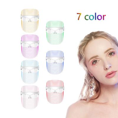 China 2021 Bigsmile Skin Rejuvenation Therapy Salon Equipment 7Color Led Therapy Personal Care Lightweight Cordless Face Mask for sale