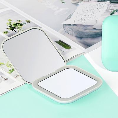 China Easy to Carry Up Newest Hand Pocket Foldable Travel LED Beauty Vanity Makeup Comfortable Cosmetic Mirror for sale