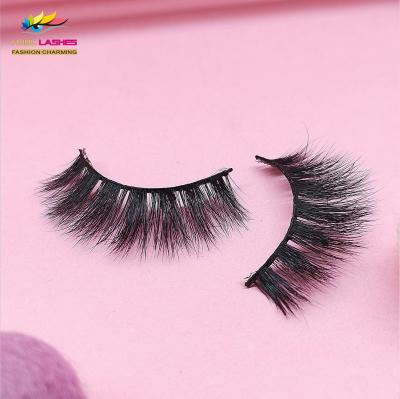 China HJDL Full Strip Natural Soft Hand Made Eye Lashes Real Fluffy Curl Wholesale 25mm 3D Mink Eyelashes for sale