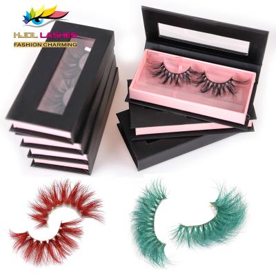 China Seller Private Label Natural Soft Wholesale Color Mink Eyelash for sale