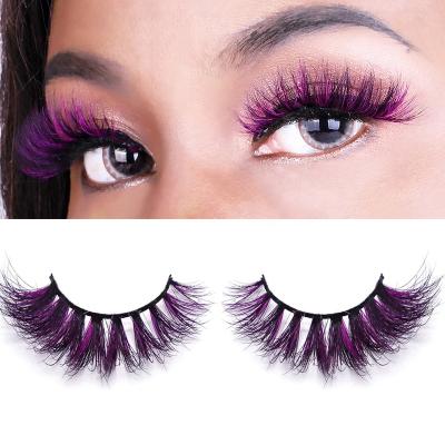 China Natural Soft Luxury Organizer Short 15mm 16mm 18 Mm 30 Mm Colored 3D Mink Eyelashes With Customize Black Box for sale