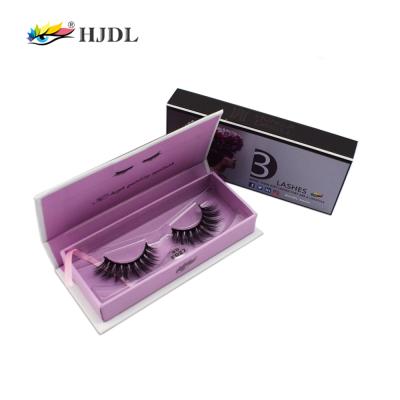 China Wholesale Natural Long False Mink Eyelashes With Custom Logo 25mm Strip Lashes F027 for sale