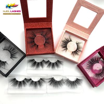 China Vegan Multi Length 25mm Magnetic Fake Lashes Synthetic Hair Supplies 20mm 25mm Cruelty Free 3D Mink Eyelashes for sale