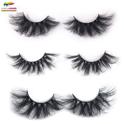 China Multi Length Natural Lashes Vendor New Logo Style 25Mm 3D Mink Eyelashes With Cheap Box for sale