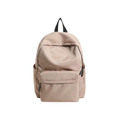 China PORTABLE 2023 New Wholesale Nylon Popular Backpack Simple Casual Student Bag Schoolbag Large Capacity Backpack for sale