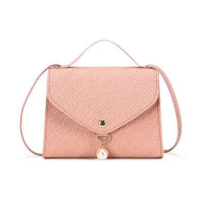 China Fashion 2023 new wholesale Southeast Asian simple fashion Joker messenger bag pearl bag handbag for sale