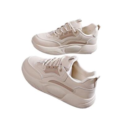 China Fashion Trend Autumn 2023 New Korean-style Color-matching Platform Height-increasing Sports Casual Sneakers for Students for sale