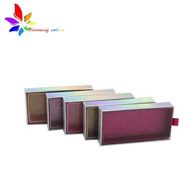 China Recyclable Plant Drawer Magnetic Eyelash Box With Logo Printed Lashes Packaging Box for sale