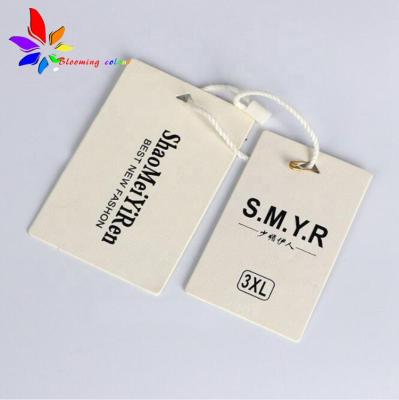 China Eco Friendly Factory Sustainable Custom Recycle Paper Hang Tag Swing Tag for sale