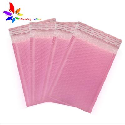 China Wholesale Gift Factory Custom Printed Pink Colorful Plastic Bubble Mailing Bag for sale