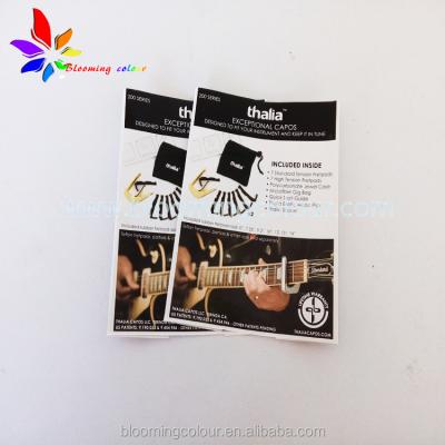 China Advertising Brochure Custom Folded Product Instruction Manual Brochure Leaflet Paper Printing for sale