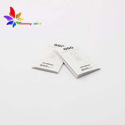 China Custom Printing Advertising Brochure Factory Price Foldable User Manual for sale