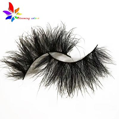 China Custom 2020 New Style 25mm Long Fluffy Siberian Mink Eyelash Slider Eyelash Packaging for sale