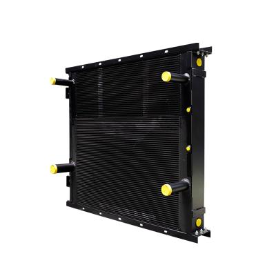 China Industry grade quality aluminum bar and plate fin heat exchanger core construction machinery oil cooler for sale