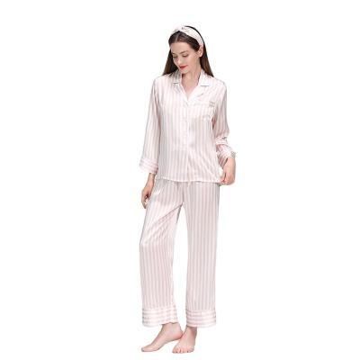 China Hot Selling QUICK DRY Good Quality Luxury Pajama Sets Sleepwear Women Silk Pajamas Sets for sale