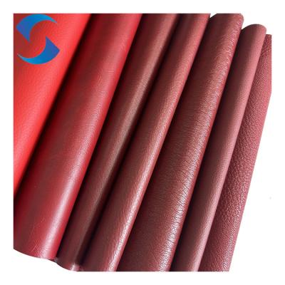 Cina Tessuti di cuoio sintetico Tessuti di cuoio in PVC originari dello Zhejiang Tessuti di cuoio in PVC di cuoio sintetico Rexine Divano in cuoio in PVC in vendita