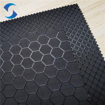 China Honeycomb Oxford PVC Coated Bag Polyester Jacquard Fabric For Tent Lining And Bags for sale