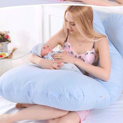 China 2021 Hot Selling U Shape Adjustable Pregnancy Side Care Pillow Feeding Multifunctional Nursing Pillow for sale