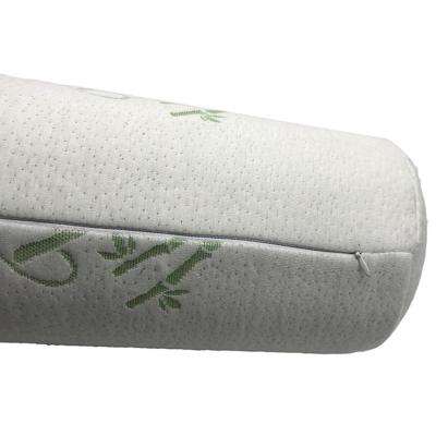 China 2011 Sound Memory Cylinder Shaped Round Leg Pillow Bamboo Shredded Memory Foam Pillow for sale