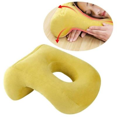 China Anti Snoring School Student Office Memory Foam Cervical Therapeutic Neck Nap Travel Pillow for sale