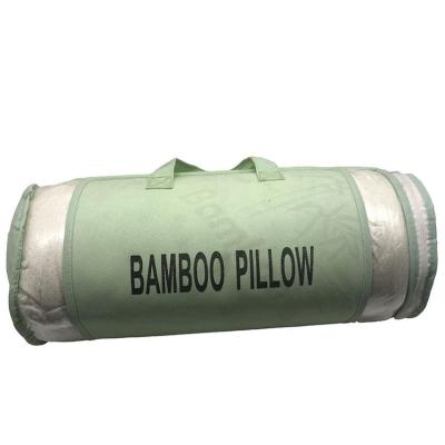 China Memory 2011hot selling sound cylinder shaped round leg pillow memory foam bamboo pillow for sale