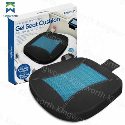 China Kingworth Antistatic Customizable Waist Amortiguar Car Cushion Gel Memory Foam Chair Cushions for sale