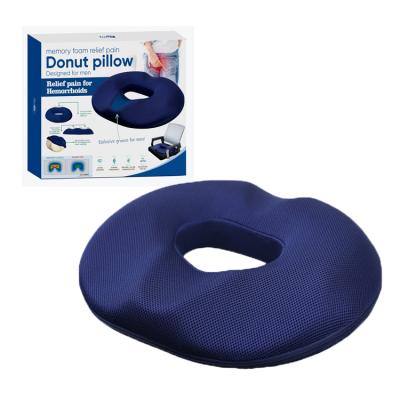 China Memory Foam Outdoor Pain Relief Cushion Car Massage Pregnancy Office Chair Shock Donut Orthopedic Cushions for sale