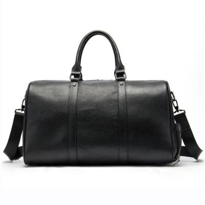 China Leather Fashion Private Label Mens Weekender Duffle Bag Gym Bag Custom Duffle for sale