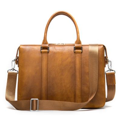 China Daily Life Top Selling Men Leather Luxury Handbags Laptop Briefcase Bag For Men for sale