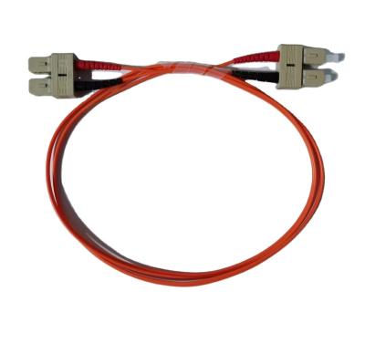 China Fiber Optic Patch Cord Jumpers SC PC APC UPC Single Mode Outdoor/Indoor Patch Tie PVC SC-UPC-SC-UPC-1M-2.0-G657A1 for sale