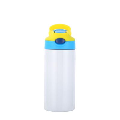 China Sustainable Portable kids water bottle sublimation stainless steel vacuum skinny flask for sale