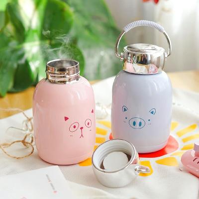 China Sustainable Custom Logo Colorful 230ml Stainless Steel kids Vacuum Cup Coffee Tumbler for sale