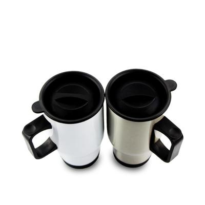 China Sustainable Stainless steel vacuum cup thermos insulated hot water bottles with cover for sale