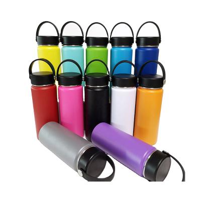 China Sustainable Vacuum Insulated Travel bpa free reusable water bottle outdoor with cover for sale