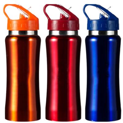 China Sustainable custom logo reusable 18/8 Powder Coated Sport Stainless Steel thermal Water Bottle for sale