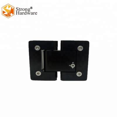 China Easy to Install & Safe Shipping & Handling - 180HA Automatic Closing SS304 /Aluminum Black Color 180 Degree Shower Door Pivot Hinge for sale