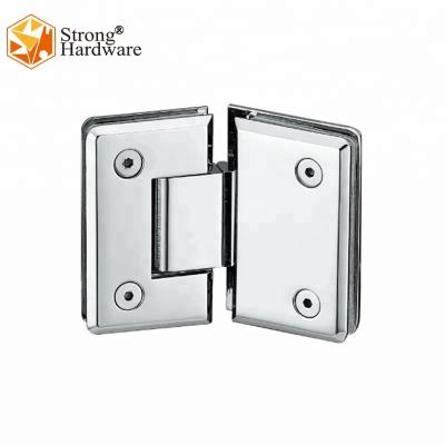 China Automatically Railing Shipping And Handling - 135B Zinc Alloy Square Shower Glass Door Hinge /SUS/Brass for sale