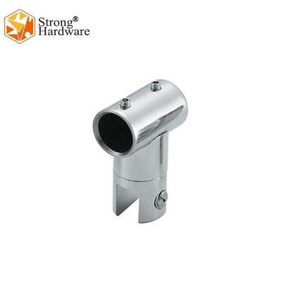 China Easy To Install And Safe T Type Glass Shower Connector Glass Corner Clips for sale