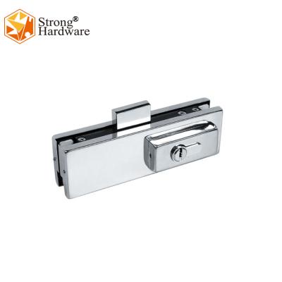 China Easy To Install And Secure Frameless Glass Fittings SF-050 Hardware Bottom Patch Fit for sale