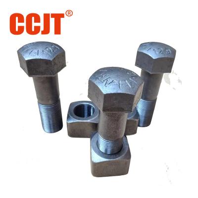 China Excavadora pesada Boltos de trilho Forja de fundição 12.9 Plou Bolt Nut PC300/ PC400/ D65/ D85/ D155/ D355/ D375/ D275 à venda