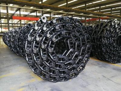 China Heat Treated Black Excavator Track Link Group For Smooth Operation for sale